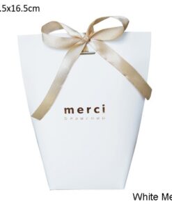 5pcs Upscale Black White Bronzing Merci Candy Bag French Thank You Wedding Favors Gift Box Package 1.jpg 640x640 1