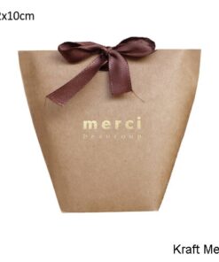 5pcs Upscale Black White Bronzing Merci Candy Bag French Thank You Wedding Favors Gift Box Package 5.jpg 640x640 5