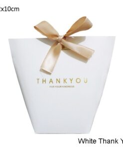 5pcs Upscale Black White Bronzing Merci Candy Bag French Thank You Wedding Favors Gift Box Package 9.jpg 640x640 9