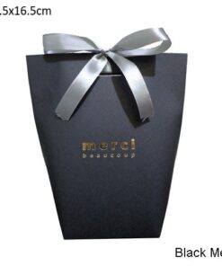5pcs Upscale Black White Bronzing Merci Candy Bag French Thank You Wedding Favors Gift Box Package.jpg 640x640