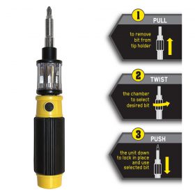 6-in-1 Multifunctional Rotating Screwdriver - image 2