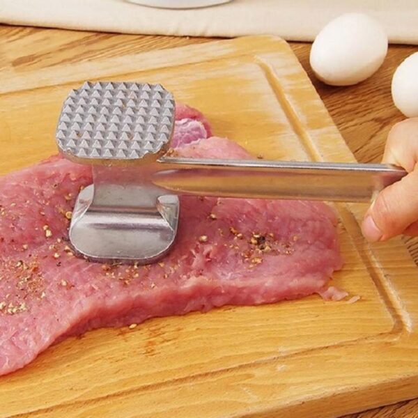 Aluminum Metal Meat Mallet Tenderizer Steak Beef Pagpahumok sa Pestle Pork Chicken Hammer Tool sa Kusina 2