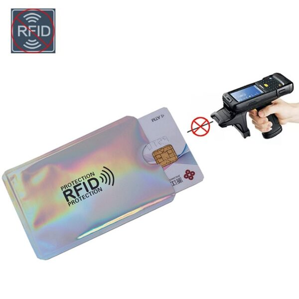 Léitheoir Blocála Sparán Frith-Rfid Sealbhóir Cárta Bainc faoi Ghlas Id Cárta Bainc Cosaint Cás Creidmheas Miotail 5.jpg 640x640 5