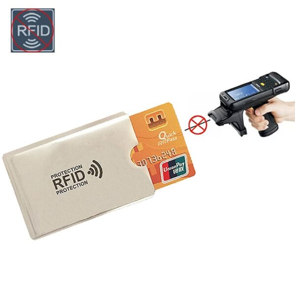 Anti Rfid Wallet Blocking Reader Lock Bank Card Holder Id Bank Card Case Protection Metal