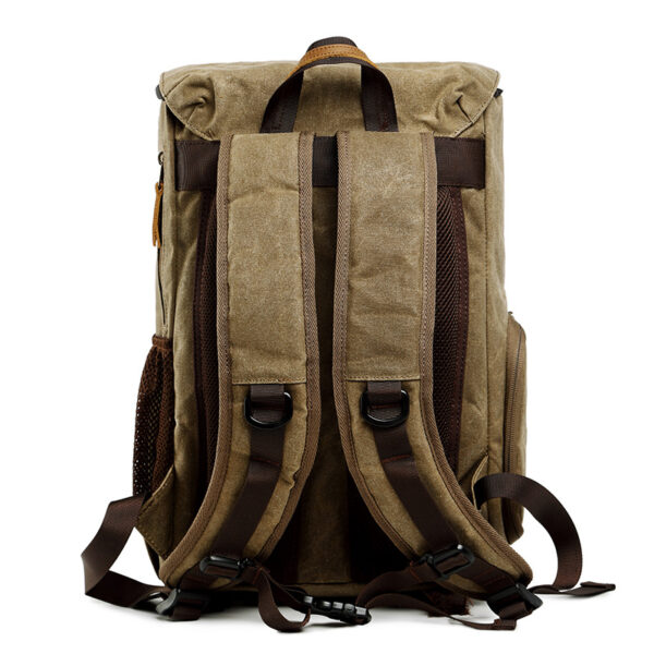 Batik Canvas Waterproof Photography Bag Outdoor Wear resistant Dako nga Camera Photo Backpack Mga Lalaki para sa Nikon Canon 2