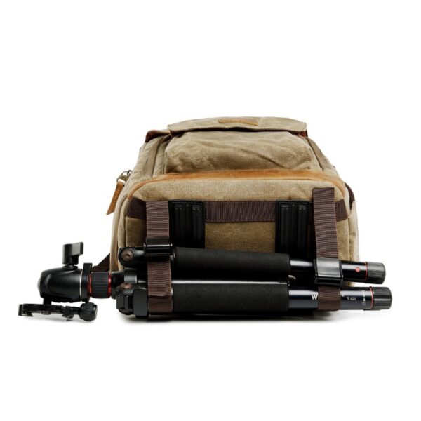 Batikovaná plátěná nepromokavá fotografická taška pro venkovní použití, odolný proti opotřebení, velký fotoaparát, fotografický batoh pro Nikon Canon 3