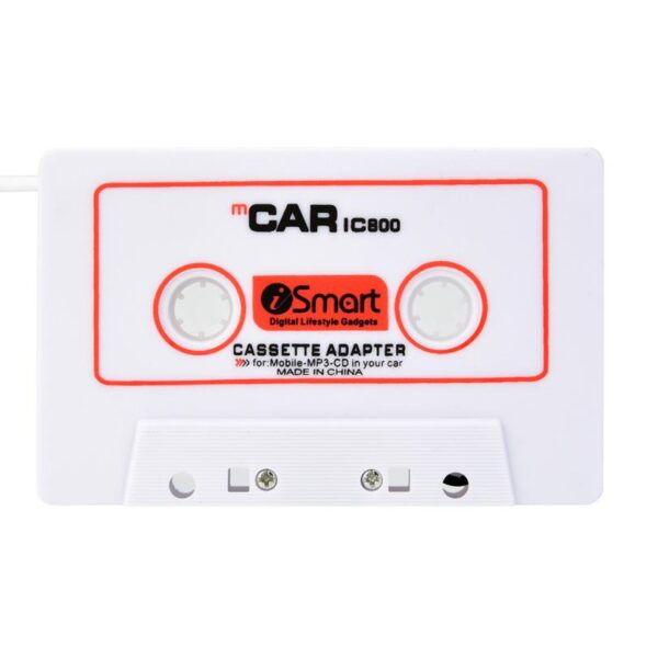 Car Automobile IC800 Cassette Casette Tape 3 5mm AUX Audio Adapter For MP3 MP4 CD For 5