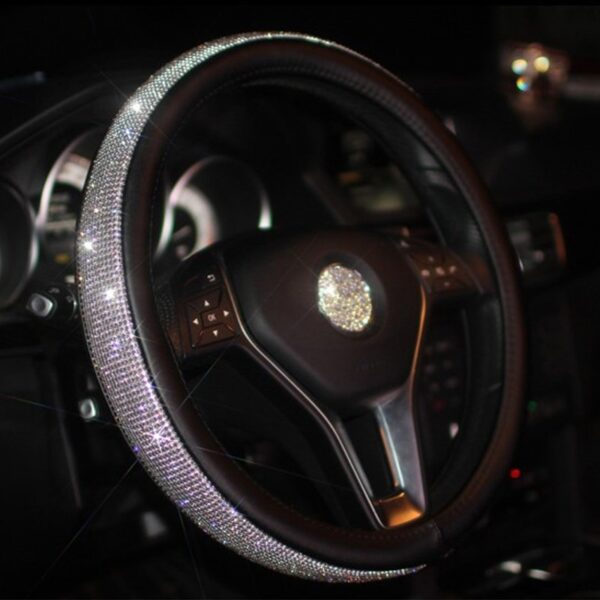 SWAROVSKI CRYSTAL STEERING WHEEL COVER