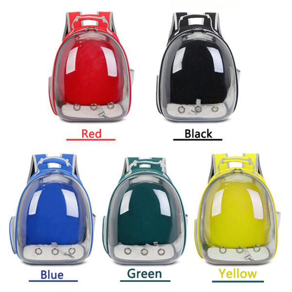 Cat carrying Backpack for Kitty Puppy Chihuahua Pet Carrier Transparent Capsule Breathable Outdoor Travel Cat Bag 3