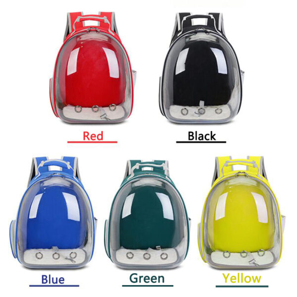 Ang Cat na nagdadala ng Backpack para sa Kitty Puppy Chihuahua Pet Carriers Transparent Capsule Bernap na Panlabas na Travel Cat Bag 3