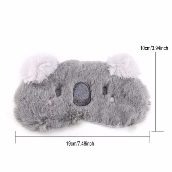 Christmas Deer cute animal eye cover Plush Fabric Sleeping Mask Eyepatch Winter Cartoon nap Eye Shade 1.jpg 640x640 1