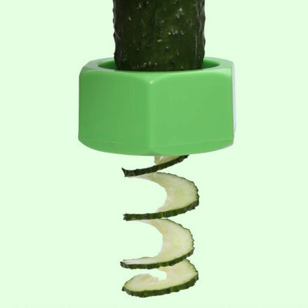 Creative Multi Purpose Vegetable Cutter Screw Cucumber Slicer Plastic Peeler Fruit Spiralizer Salad Cutter Fruits tool 2