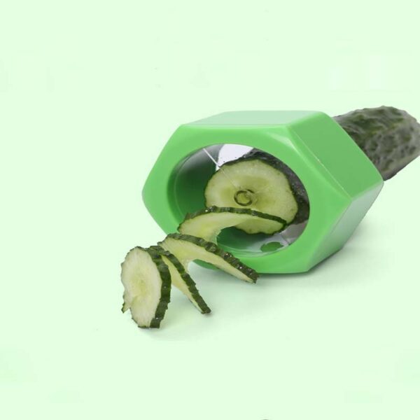 Creative Multi Purpose Vegetable Cutter Screw Cucumber Slicer Plastic Peeler Fruit Spiralizer Salad Cutter Fruits tool 3
