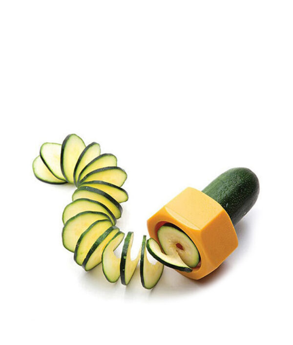 Creative Multi Purpose Vegetable Cutter Screw Cucumber Slicer Plastic Peeler Fruit Spiralizer Salad Cutter Fruits tool 6