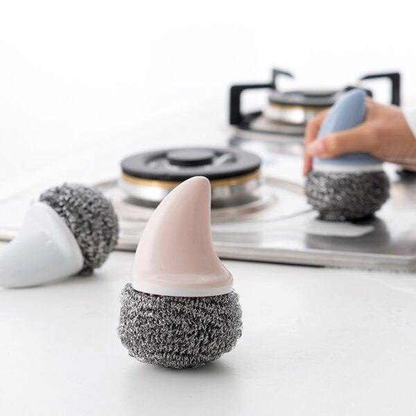 Creative Shark Shape Convenient Kitchen Glass Floor BBQ Toilet Cleaner Washing Windows Car Gas Stove Cleaning 2