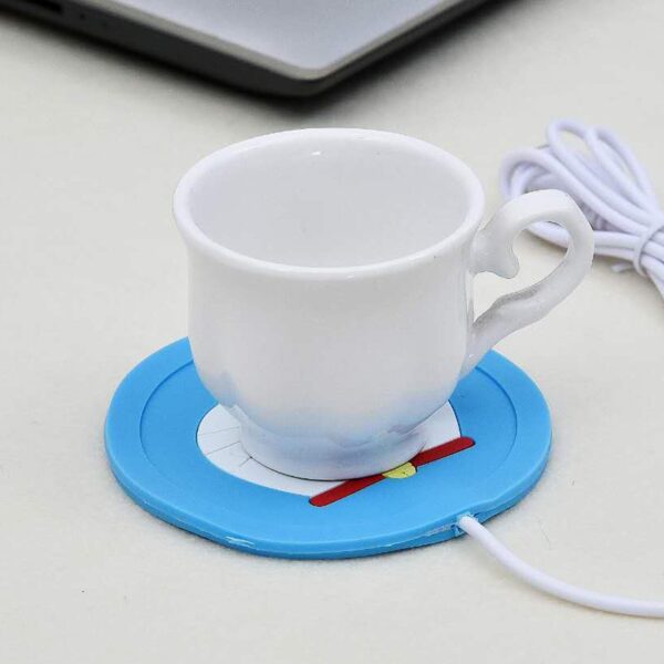 Cute Cartoon 5V USB Warmer Silicone Heat Heater for Milk Tea Coffee Mug Hot Drinks Beverage 2