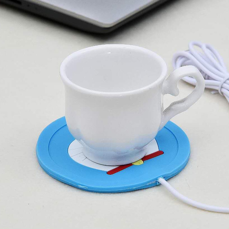 Cool Cute Cartoon USB Warmer Silicone Heat Heater For Milk Tea