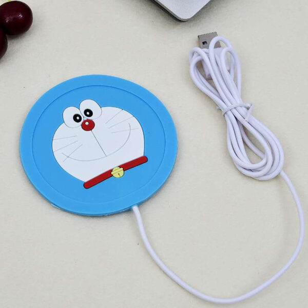 Cute Cartoon 5V USB Warmer Silicone Heat Heater para sa Milk Tea Coffee Mug Mainit na Inumin Inumin 3