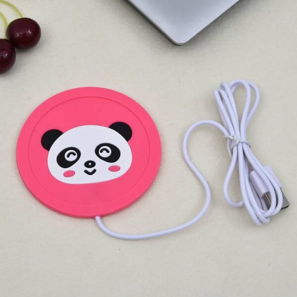 Cute Cartoon 5V USB Warmer Silicone Heat Heater for Milk Tea Coffee Mug Hot Drinks Beverage 4