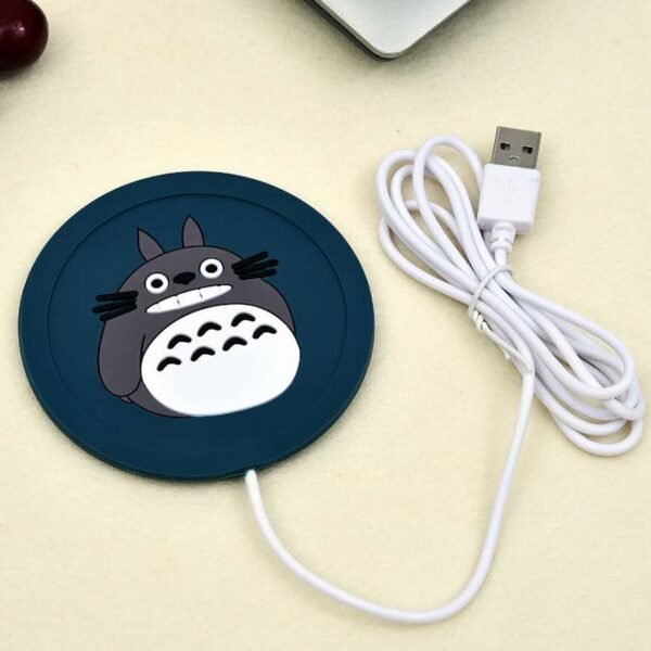 Ang Cute Cartoon 5V USB Warmer Silicone Heat Heater alang sa Milk Tea Coffee Mug nga Mainit nga Inom nga Inumin 5