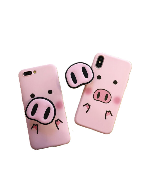 Cute Cartoon Pig Phone Case For iphone X XS Max XR Case For iphone 6 6s 1 1