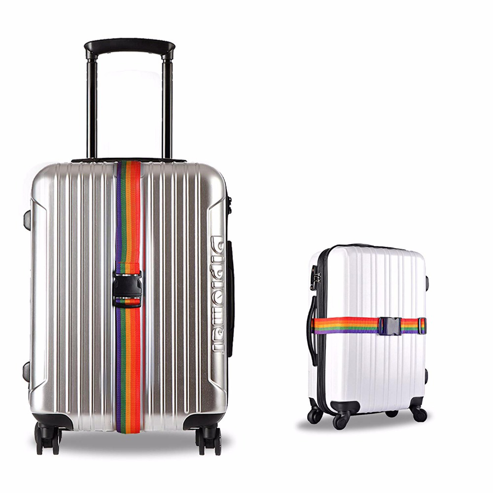 Luggage Hang Buckle Travel Suitcase Hanging Belt Anti-lost Adjustable Strap DE 
