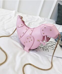 DUSUN Rivet Personality Dinosaur Design Fashion Leather Crossbody Mini Messenger Bag Women Chain Purse Female Shoulder.jpg 640x640