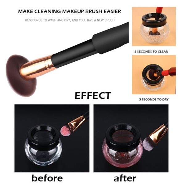 Electric Makeup Brush Cleaner Dryer Set Make Up Brushes Washing Tool Makeup Brushes Cleaner Dry In 3