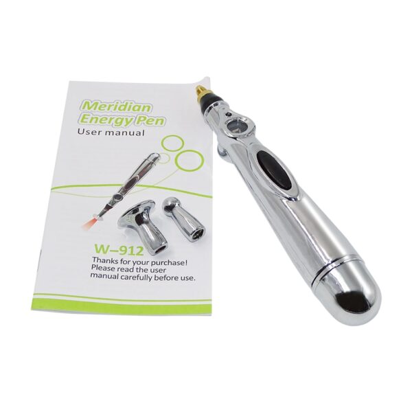 Electronic Acupuncture Pen Electric Meridians Acupuncture Machine Magnet Laser Therapy Heal Instrument Meridian Energy Pen 3