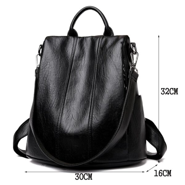 Fashion Simple Backpack Female Waterproof Backpacks for Women Large Capacity School Bags for Girls Brand Anti 2