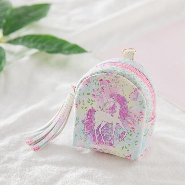 Fashion Women PU Unicorn Mini Wallet Card Key Holder Zip Coin Purse Clutch Bags 1.jpg 640x640 1