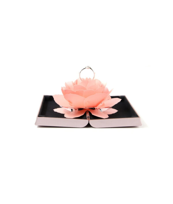 Foldable Rose Ring Box Para sa mga Babaye 2019 Creative Jewel Storage Paper Case Gamay nga Gift Box Para sa 1 1.jpg 640x640 1 1