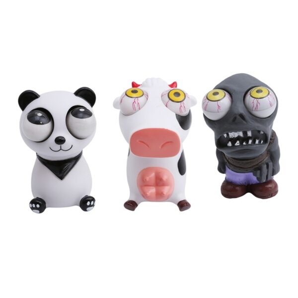 Funny Cartoon Animal Small Squeeze Antistress Toy Pop Out Eyes Doll Stress Relief Venting Joking Decompression 1