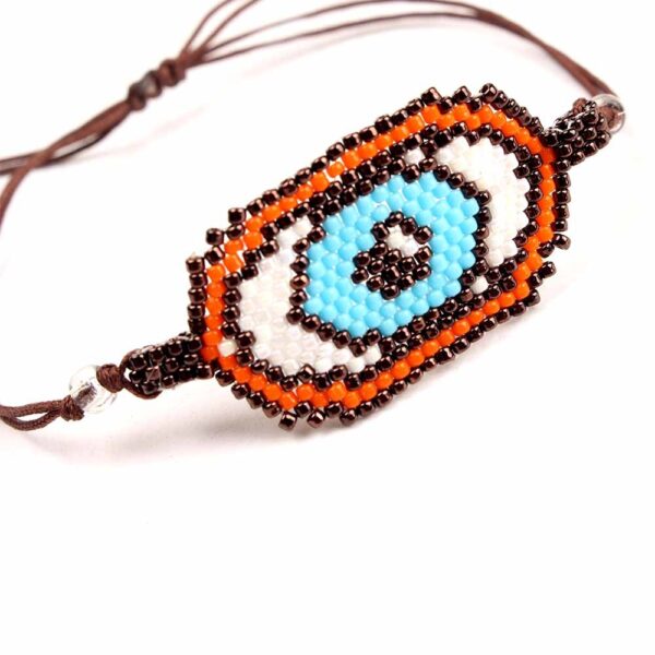 Go2boho Evil Eye Bracelet MIYUKI Tassel Bracelets Delica Seed Beads For Girl Women Gift Jewelry Handmade 2