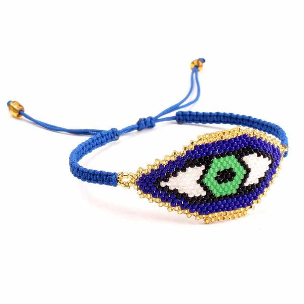 Go2boho Evil Eye Bracelet MIYUKI Tassel Bracelets Delica Seed Beads For Girl Women Gift Jewelry Handmade