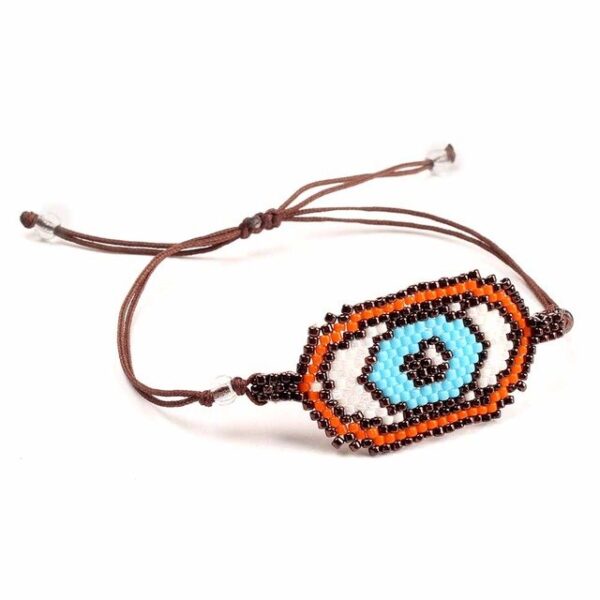 Go2boho Evil Eye Bracelet MIYUKI Tassel Bracelets Delica Seed Beads For Girl Women Gift Jewelry