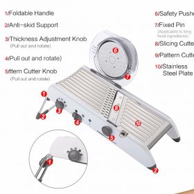 Adjustable Mandoline Slicer Professional Grater - image 10