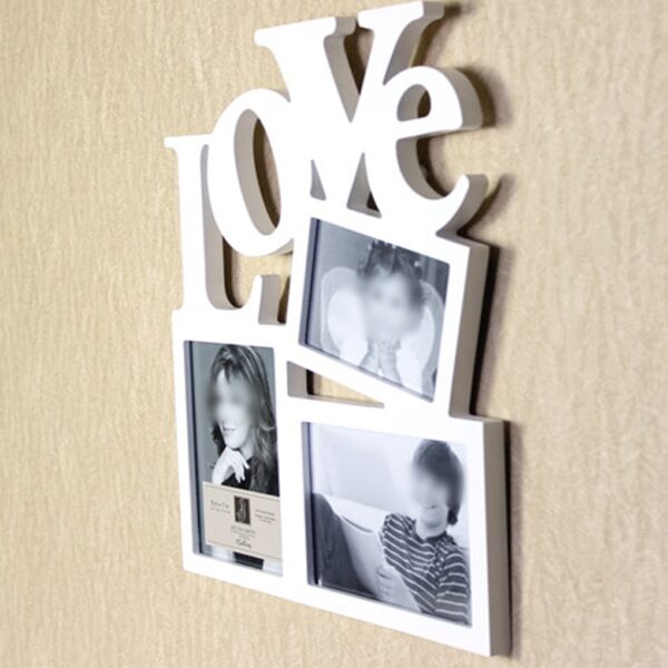 Hollow Love Design Wooden Photo Frame Picture Frame Art Home Decor 1