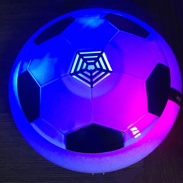 Kids Air Power soccer Training equipment Funny LED Light Flashing Ball Toys football Balls Disc Gliding 2