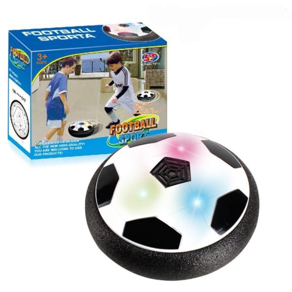 Kids Air Power soccer Training equipment Funny LED Light Flashing Ball Toys football Balls Disc Gliding 3