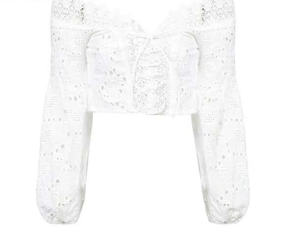 Lily Rosie Girl White Lace Sexy Blouse Pa ejika Beach Summer Crop Top Hollow Out Female 1.jpg 640x640 1 e1547284120244