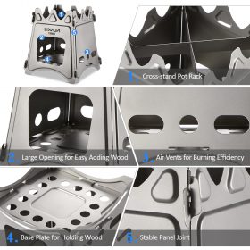 Ultralight Titanium Wood Burner Stove - image 5