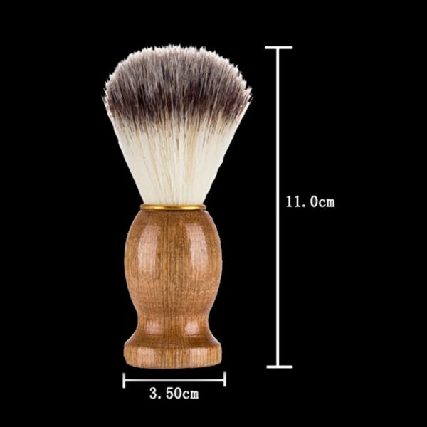 Makeup BrushesMen Shaving Bear Brush Best Badger Hair Shave Wood Handle Razor Barber Tool Shaving Brush 4
