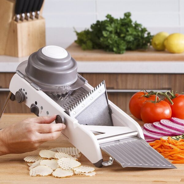 ម៉ាស៊ីនកាត់បន្លែដោយដៃ Mandoline Slicer Potato Slicer Carrot Grater Julienne Onion Dicer Kitchen Accessories ឧបករណ៍ចម្អិនអាហារ