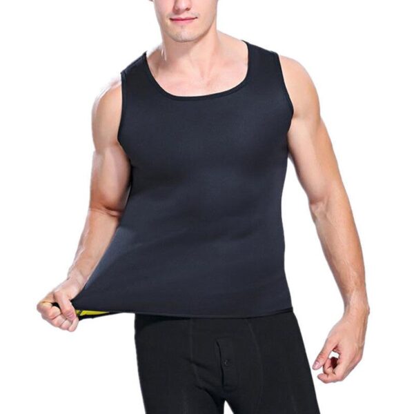 Men Gym Neoprene Vest Sauna Ultra Thin Tank Body Shaper slamping Corset 2