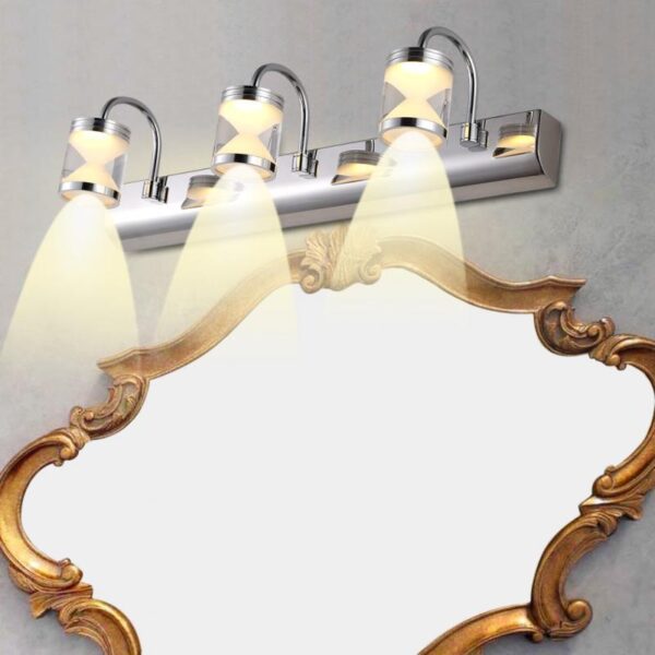 Modern Bathroom Front Mirror Light 3LED Wall Mounted Makeup Lamp Vanity Table Light makyaj masas