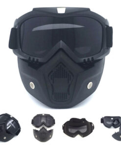 Modular Helmets Face Mask Detachable Goggles Mouth Filter Guard Winter Snow Sports Ski Snowboard Snowmobile Glasses 1