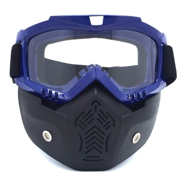 Modular Helmets Face Mask Detachable Goggles Mouth Filter Guard Winter Snow Sports Ski Snowboard Snowmobile