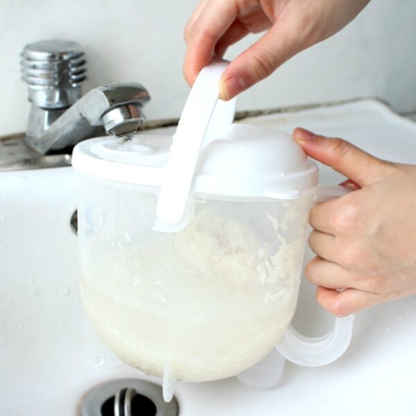 Multi functional Wash rice device manual drainer strainer Cleaning Rice Bean Sieve Hands free kitchen supplies 1