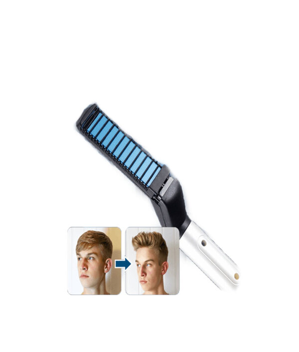मल्टीफंक्शनल हेअर कॉम्ब कर्लिंग लोह केसांची बाजू सपाट करा आणि सरळ केस कर्लर दाखवा कॅप क्विक 6